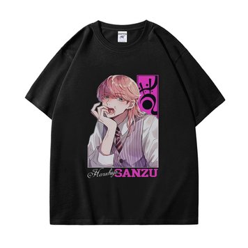 Oversized T-Shirt with Print Tokyo Revengers Black S