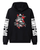 Oversized Hoodie with Spy x Family anime print Black S