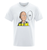 Oversize T-Shirt mit Print Onepunchman Weiß S T0299 фото