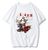 Oversized T-Shirt with Print Genshin Impact White S