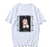 Oversize T-Shirt mit Print Darling in the FranXX Weiß S T0088 фото