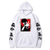 Oversized Hoodie with My Hero Academia anime print White S