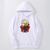 Oversized Hoodie with Tokyo Revengers anime print White S