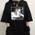 Oversized T-Shirt with Print Tokyo Revengers Black S