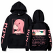 Oversize Hoodie mit Darling in the FranXX Anime Print SCHWARZ S H0098 фото 1