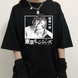 Oversized T-Shirt with Print Tokyo Revengers Black S