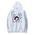 Oversized hoodie with Bungo Stray Dogs anime print WHITE S