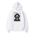 Oversized Hoodie with Hunter x Hunter anime print White S