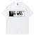 Oversized T-Shirt with Print Attack on Titan White S