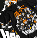 Oversize T-Shirt mit Print Haikyu! Schwarz S T0145 фото 1