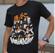 Oversize T-Shirt z nadrukiem Haikyu! Czarny S