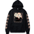 Oversized Hoodie with Spy x Family anime print Black S