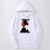 Oversized Hoodie with Tokyo Ghoul anime print White S