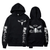 Oversized Hoodie with Tokyo Revengers anime print Black S