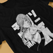 Oversize T-Shirt z nadrukiem Chainsaw Man Czarny S