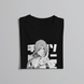 Oversized T-Shirt with Print Chainsaw Man Black S