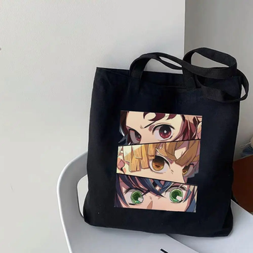 Shopper with anime print Demon Slayer