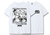 Oversized T-Shirt with Print JoJo's Bizarre Adventure White S