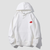 Oversized Hoodie with Naruto anime print White S