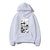 Oversized Hoodie with Onepunchman anime print White S