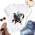 Oversized T-Shirt with Print Fairy Tail White S