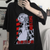 Oversize T-Shirt z nadrukiem Tokyo Revengers Czarny S