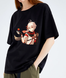 Oversized T-Shirt with Print Genshin Impact Black S