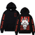 Oversize Hoodie mit Chainsaw man Anime Print SCHWARZ S H0084 фото