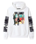 Oversize Hoodie mit Anime-Druck Spy x Family WEIß S H0289 фото