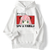 Oversized Hoodie with Spy x Family anime print White S