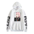 Oversized hoodie with Darling in the FranXX anime print WHITE S