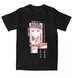 Oversize T-Shirt mit Print Darling in the FranXX Schwarz S T0083 фото 1