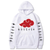 Oversized Hoodie with Naruto anime print White S