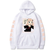 Oversize Hoodie mit Anime-Druck Spy x Family WEIß S H0298 фото