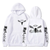 Oversized Hoodie with Tokyo Revengers anime print White S