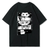 Oversize T-Shirt mit Print Hunter x Hunter Schwarz S T0154 фото