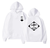 Oversize Hoodie mit Bleach Anime Print Weiß S H0038 фото