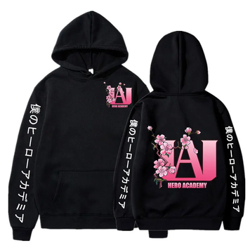 Oversize Hoodie mit Anime-Druck My Hero Academia SCHWARZ S H0241 фото