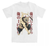 Oversize T-Shirt mit Print Demon Slayer Weiß S T0112 фото