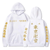 Oversized Hoodie with Tokyo Revengers anime print White S