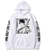 Oversized Hoodie with Jujutsu Kaisen anime print White S