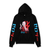 Oversized hoodie with Darling in the FranXX anime print BLACK S