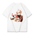 Oversized T-Shirt with Print Genshin Impact White S