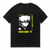 Oversized T-Shirt with Print My Hero Academia Black S