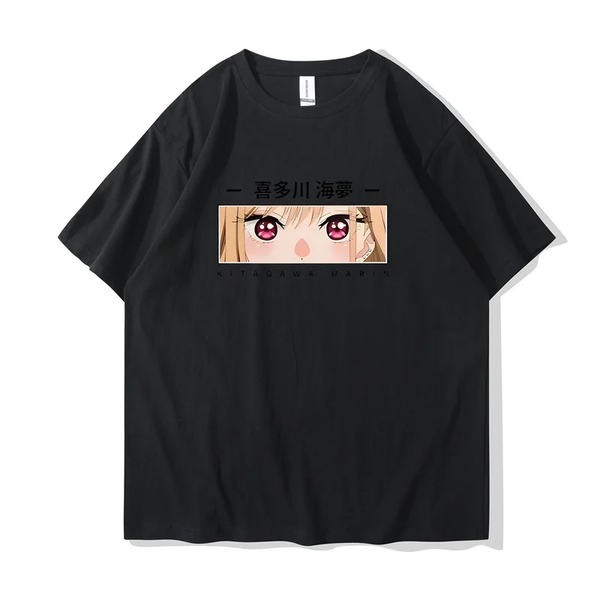 Oversized T-Shirt with Print My Dress-Up Darling Black S