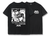 Oversized T-Shirt with Print JoJo's Bizarre Adventure Black S