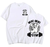 Oversized T-Shirt with Print Demon Slayer White S