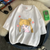 Oversize T-Shirt mit Print Sailor Moon Weiß S T0254 фото