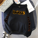 Oversized Hoodie mit Anime-Druck Haikyu! SCHWARZ S H0170 фото 1