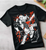 Oversize T-Shirt mit Print Chainsaw Man Schwarz S T0067 фото